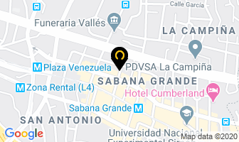 Mapa de Distribuciones Venelvex Ca en Caracas