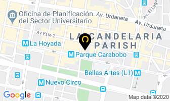 Mapa de Distribuidora Alta Moda en Caracas