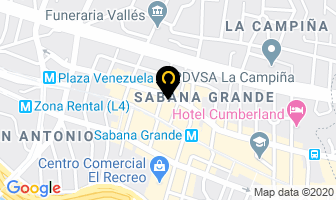 Mapa de Distribuidora Cociempo, C.a. en Caracas