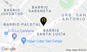 Mapa de Distribuidora Guivar C.a. en San Felipe