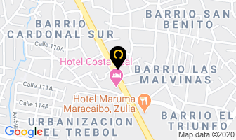 Mapa de Distribuidora Metalmecanica, C.a. en Maracaibo