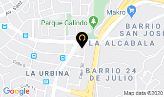 Mapa de Distribuidora Surbina, C.a. en Caracas