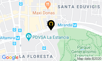 Mapa de Distribuidora Tenta en Caracas