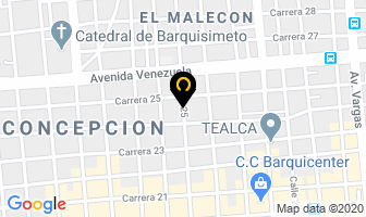 Mapa de Disvenal C.a en Barquisimeto