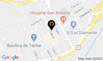 Mapa de Dr David Vesga Vivas en Táriba