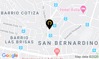 Mapa de Dr. Gerardo A. Garrido B. Obstetricia Ginecologia en Caracas