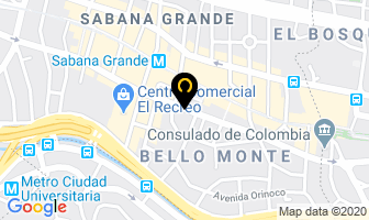 Mapa de Dr. Jose E. Barazarte M. en Caracas
