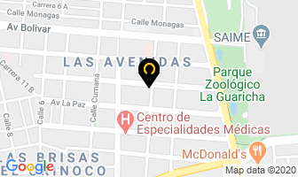 Mapa de Dr. Victor E. Davila C. en Maturín