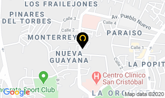 Mapa de Dra Dinora Quintero en San Cristóbal