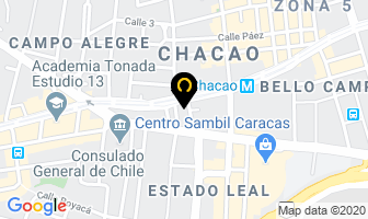 Mapa de Dra. Gioconda Ulloa en Caracas