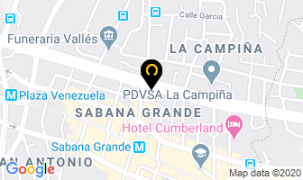 Mapa de Dra. Jacqueline Paz R. en Caracas