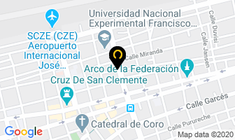 Mapa de Dra. Mirian Saúl en Coro