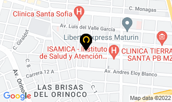 Mapa de Dra. Tamara González Beja en Maturín