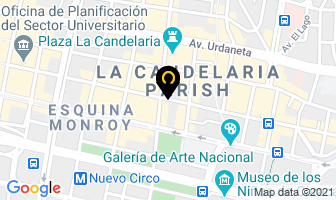 Mapa de Dra Yelitza Ordaz en Caracas