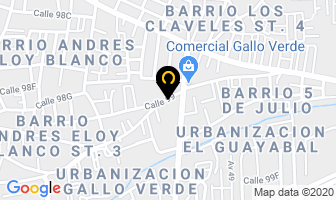 Mapa de Dra Yoleitza Martines L. Ginecólogo Obstetra en Maracaibo