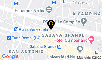 Mapa de Drovive en Caracas