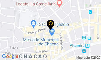 Mapa de El Mundo Del Pollo en Chacao