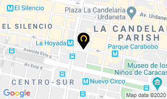 Mapa de El Palacio Del Foami en Caracas