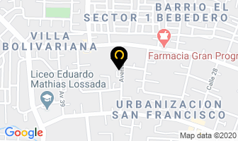 Mapa de El Rinconcito De La Gracia De Dios, Ca. en Maracaibo