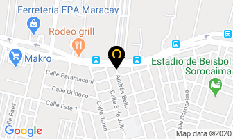 Mapa de Embobinados “ Yegomar ” S.r.l. en Maracay