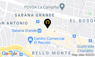 Mapa de Emergencia Odontologicas en Caracas