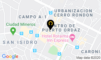 Mapa de Emgoldex en Ciudad Guayana