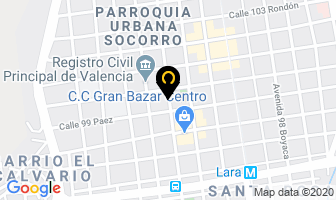 Mapa de Escritorio Juridico en Valencia