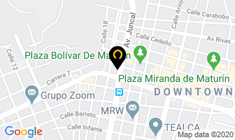 Mapa de Escritorio Juridico Pérez & Asociados en Maturín