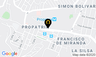 Mapa de Especialidades Odontologicas Y Laboratorio Acnor en Caracas