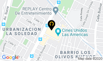 Mapa de Eventos Las Americas 2021, Ca en Maracay