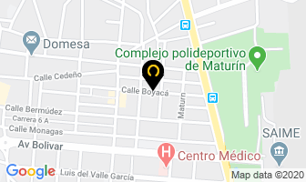 Mapa de Exclusivas Electricas Oriente, C.a. en Maturín