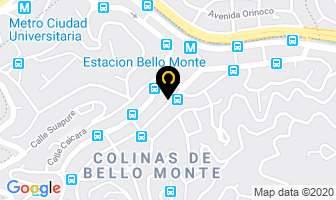 Mapa de Expojardin en Caracas