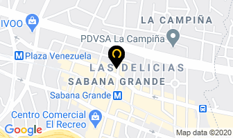 Mapa de Exquisiteces Merci en Caracas
