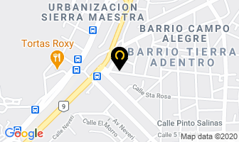 Mapa de Extinsa en Puerto La Cruz