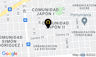 Mapa de Fabrigomas Universal, C.a. en Barquisimeto
