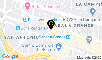Mapa de Fajas Cano Valera en Caracas