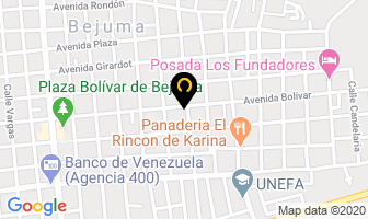 Mapa de Farmacia Bolivar, C.a. en Bejuma
