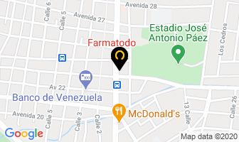 Mapa de Farmacia Boulevard en Acarigua