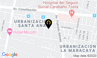 Mapa de Ferremateriales Santana C.a en Maracay