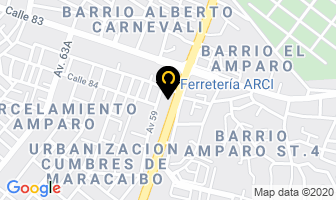 Mapa de Ferreteria Arci en Maracaibo