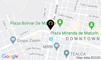 Mapa de Fershop en Maturín