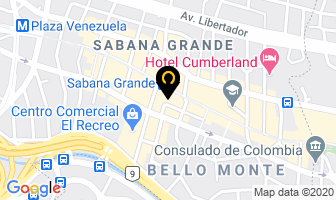 Mapa de Festejos Getsemaní en Caracas