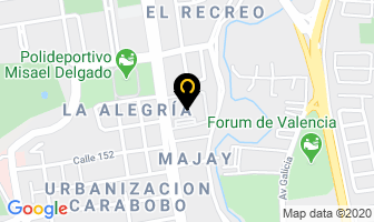 Mapa de Fisioterapia Y Estètica en Valencia