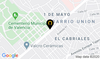 Mapa de Flores Y Decoraciones Jose Gregorio C.a en Valencia