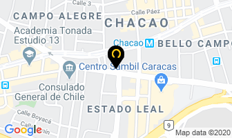 Mapa de Foto Clase en Caracas