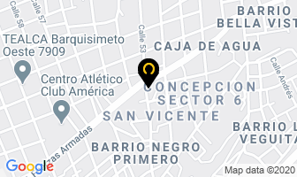 Mapa de Friolandia en Barquisimeto