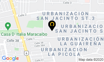 Mapa de Fumigaciones Servitec en Maracaibo