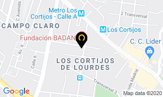 Mapa de Fundacion Badan en Caracas