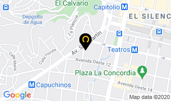 Mapa de G Y G Meta´ls C.a. en Caracas