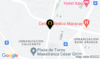 Mapa de Gimnasio Pierre Spa en Maracay